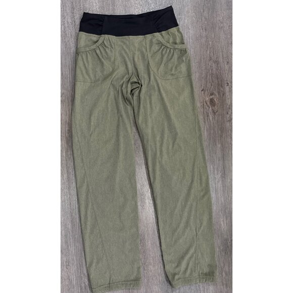Prana Summit Hiking Pant Womens Medium Green Stretch Nylon W4118RG17 - Picture 1 of 9